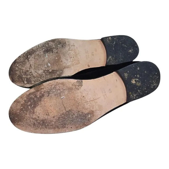 Del Toro Emoji Kiss velvet smoking slippers SIZE 8.5