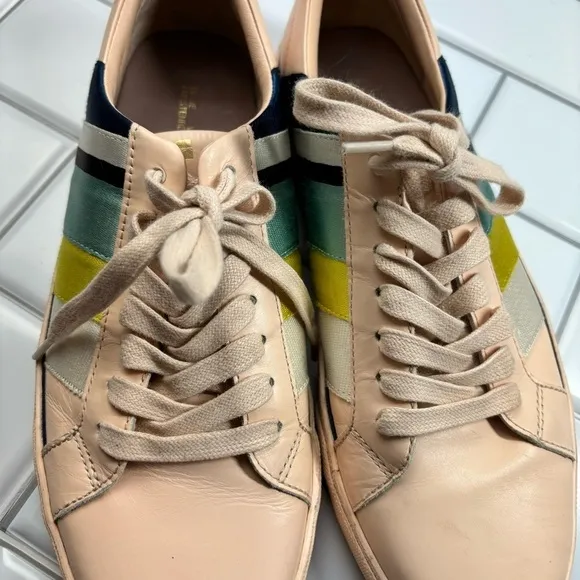 Diane von Furstenberg DVF Tess Leather Sneaker Trainer, EU38/US 8
