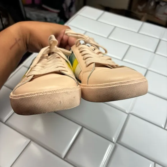 Diane von Furstenberg DVF Tess Leather Sneaker Trainer, EU38/US 8