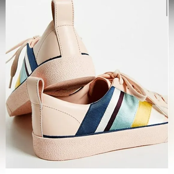 Diane von Furstenberg DVF Tess Leather Sneaker Trainer, EU38/US 8