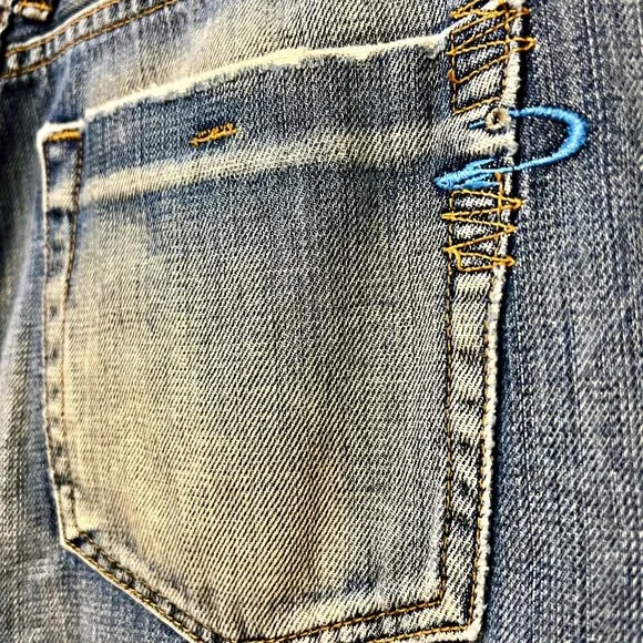 DIESEL Men's Denim Bermuda Shorts Mid-Rise Button Fly Washout Bottoms Jeans