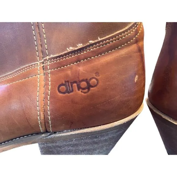 Dingo Boots, Mens, 9.5 B, Camel Color