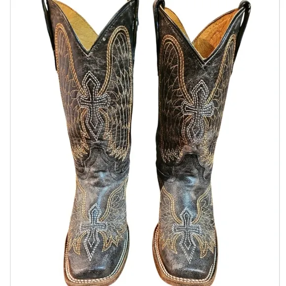 DISTRESSED BEAUTIFUL CORRAL TEENS/GIRLS BOOTS