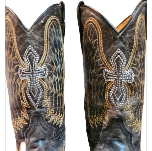 DISTRESSED BEAUTIFUL CORRAL TEENS/GIRLS BOOTS