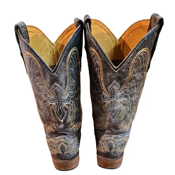 DISTRESSED BEAUTIFUL CORRAL TEENS/GIRLS BOOTS