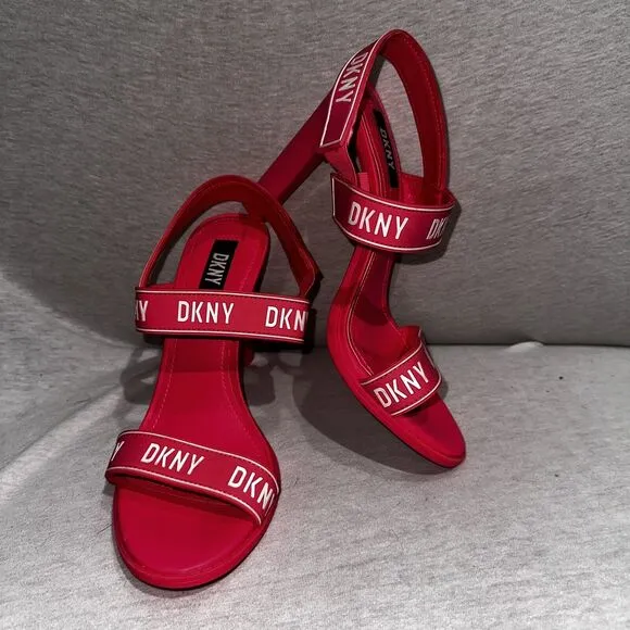 DKNY Women Balder High Heel Slingback Sandal Hot Pink Size 7 NWT