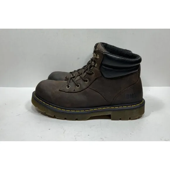 Doc Dr. Martens Burnham Brown Industrial Slip Resistant Boots Men’s Size 11