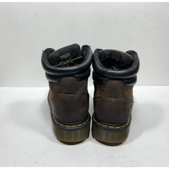 Doc Dr. Martens Burnham Brown Industrial Slip Resistant Boots Men’s Size 11