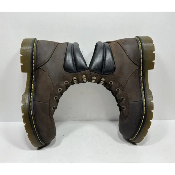 Doc Dr. Martens Burnham Brown Industrial Slip Resistant Boots Men’s Size 11