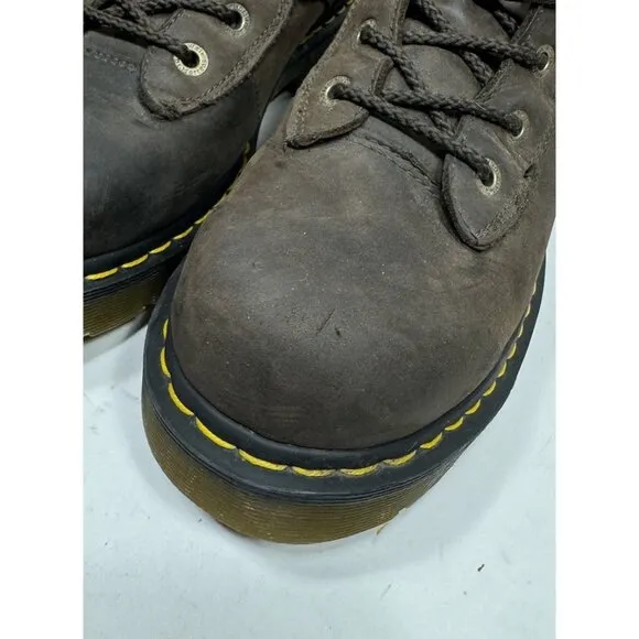 Doc Dr. Martens Burnham Brown Industrial Slip Resistant Boots Men’s Size 11