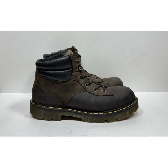 Doc Dr. Martens Burnham Brown Industrial Slip Resistant Boots Men’s Size 11