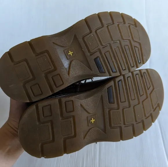 DOC MARTENS 11199 brown leather oxford loafers
