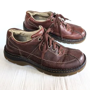 DOC MARTENS 11199 brown leather oxford loafers