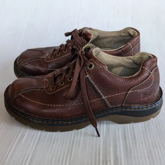 DOC MARTENS 11199 brown leather oxford loafers