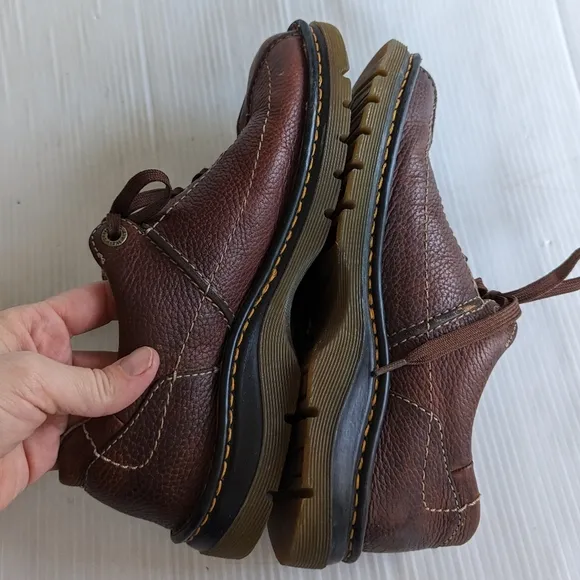 DOC MARTENS 11199 brown leather oxford loafers