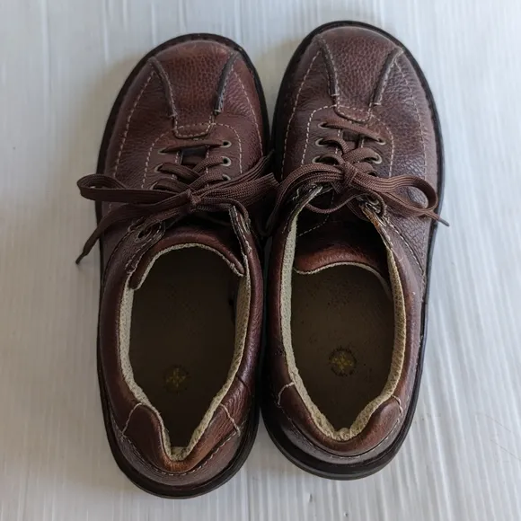 DOC MARTENS 11199 brown leather oxford loafers