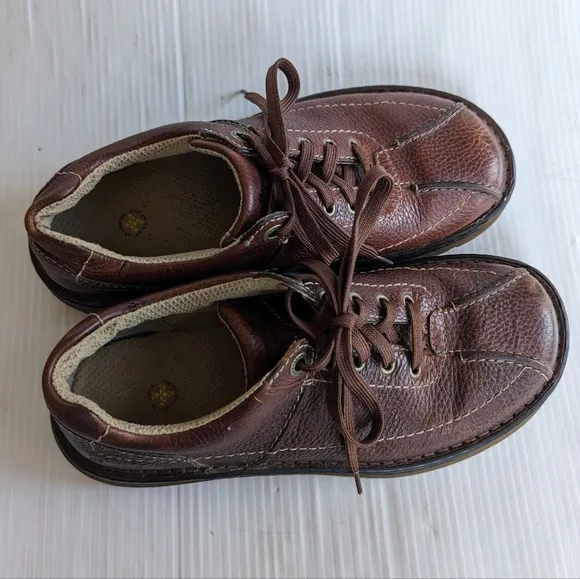 DOC MARTENS 11199 brown leather oxford loafers