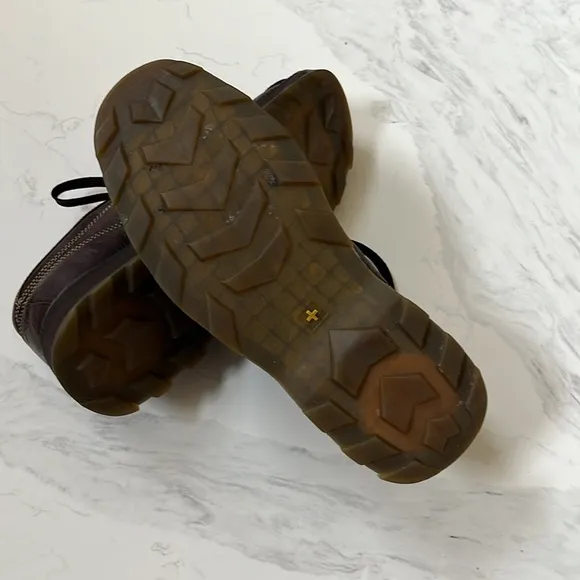 DOC MARTENS 2B55 brown leather oxford loafers Sz 11