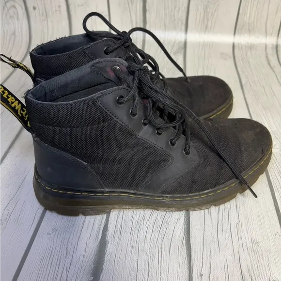 Doc Martens Luana Air Wair Black Leather Boots Women’s Size 9 Men’s Size…