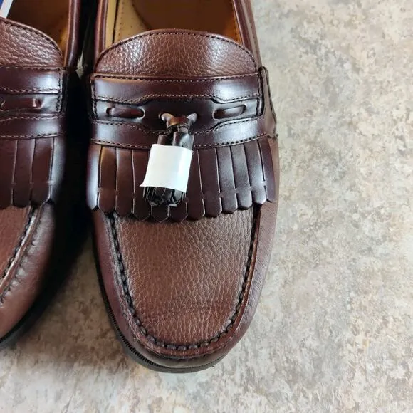 Dockers Sinclair Loafers Mens 13 M Leather Dress Tassel Slip-on Shoes Brand New