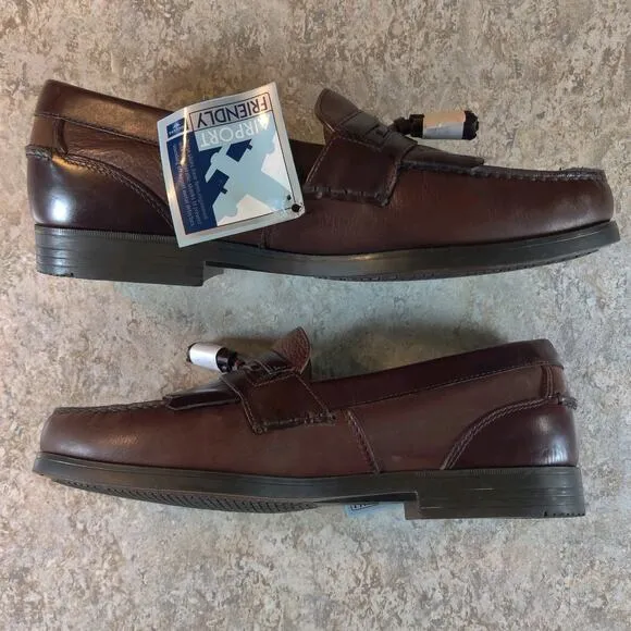 Dockers Sinclair Loafers Mens 13 M Leather Dress Tassel Slip-on Shoes Brand New