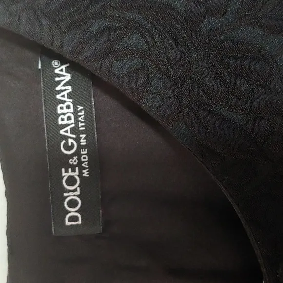 Dolce &amp; Gabbana JACQUARD BUTTON-EMBELLISHED Dress