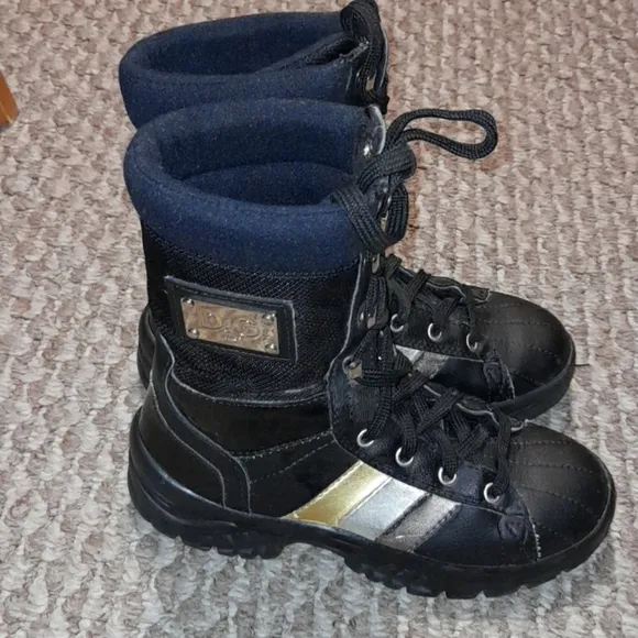 DOLCE Gabbana Leather Boots