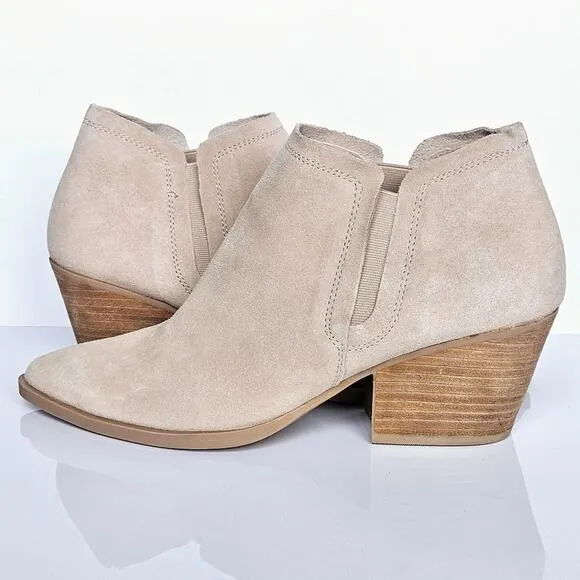 Dolce Vita Boots Dahlia Dune Suede Ankle Booties NEW Size 11