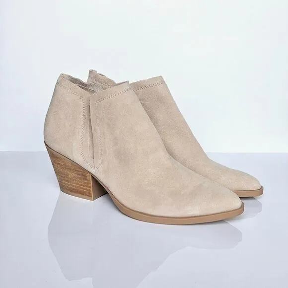 Dolce Vita Boots Dahlia Dune Suede Ankle Booties NEW Size 11