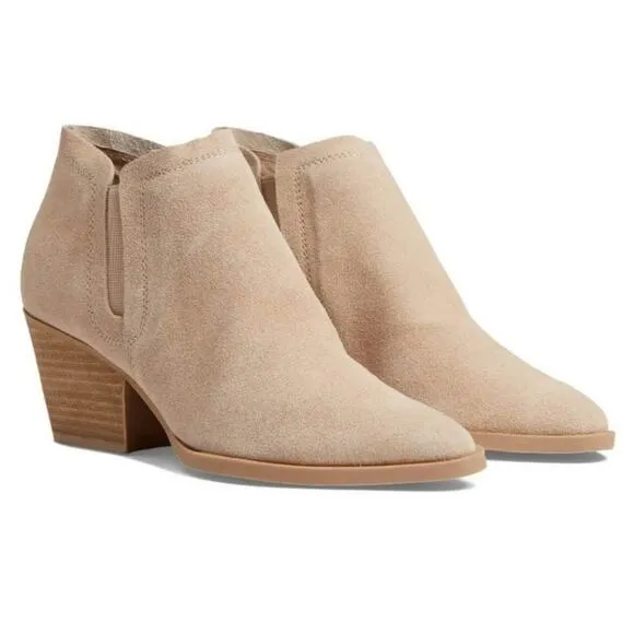 Dolce Vita Boots Dahlia Dune Suede Ankle Booties NEW Size 11