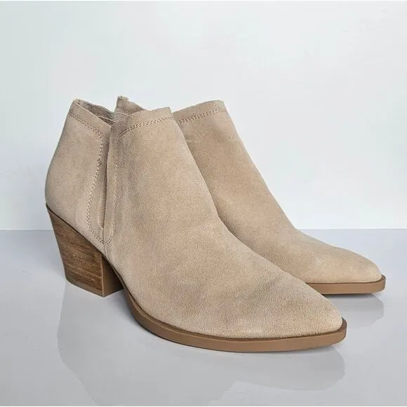 Dolce Vita Boots Dahlia Dune Suede Ankle Booties NEW Size 11