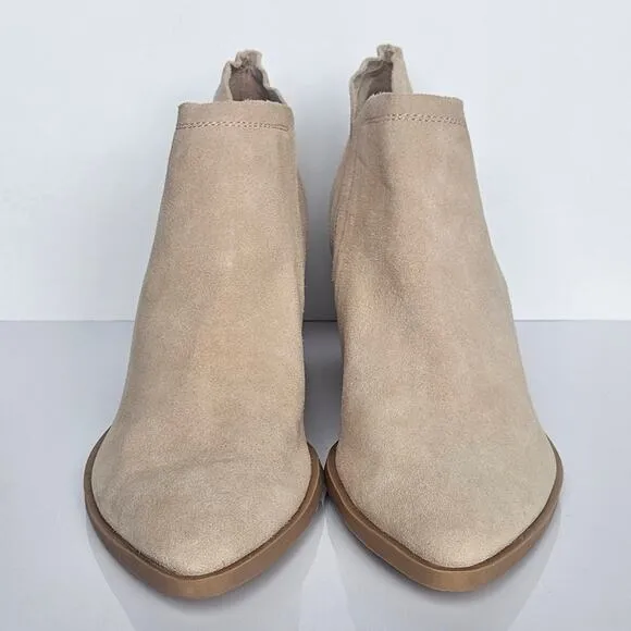 Dolce Vita Boots Dahlia Dune Suede Ankle Booties NEW Size 11