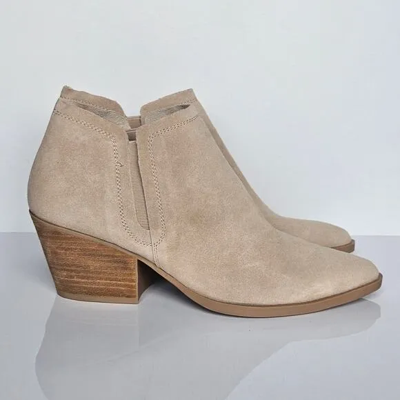Dolce Vita Boots Dahlia Dune Suede Ankle Booties NEW Size 11