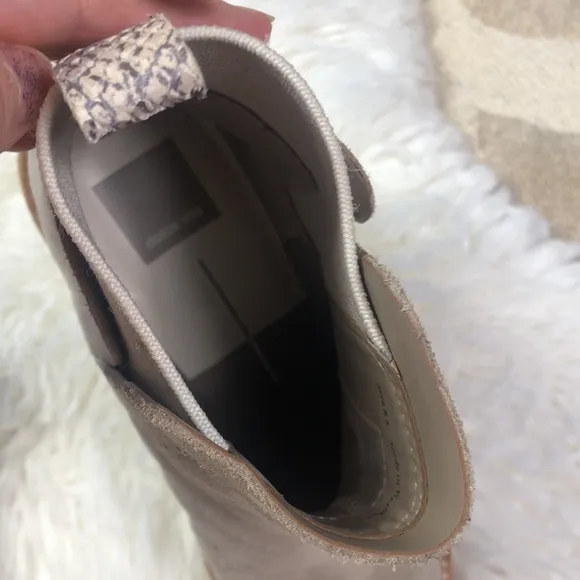 DOLCE VITA HUEY H20 BOOTS IN MUSHROOM SUEDE