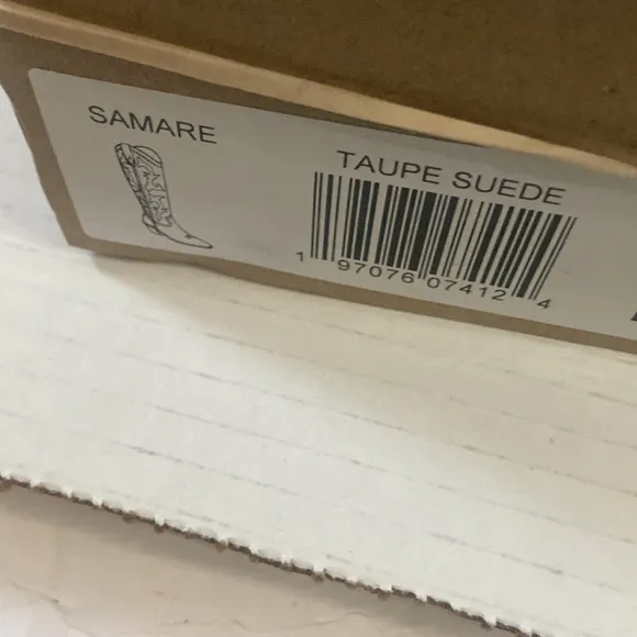 Dolce Vita Samare suede embroidered wedtetn tall boots