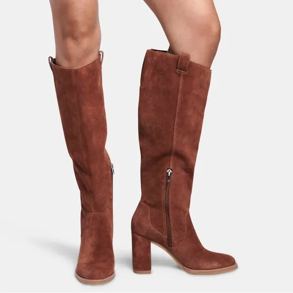 Dolce Vita Sarie Boots Brandy Suede