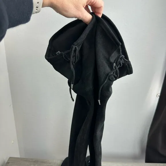 Dolce Vita Teela Over the Knee High Suede Boots Black 9.5