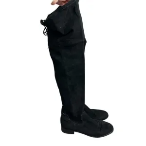 Dolce Vita Teela Over the Knee High Suede Boots Black 9.5