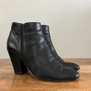 Dolce Vita Leather Zip Side Boots
