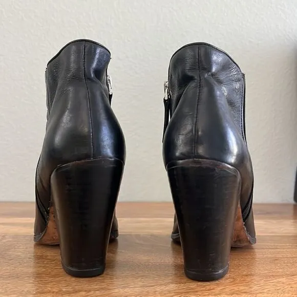 Dolce Vita Leather Zip Side Boots