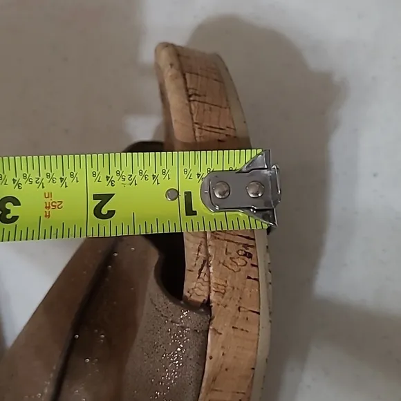 Donald J. Pliner cork wedge sandals size 10