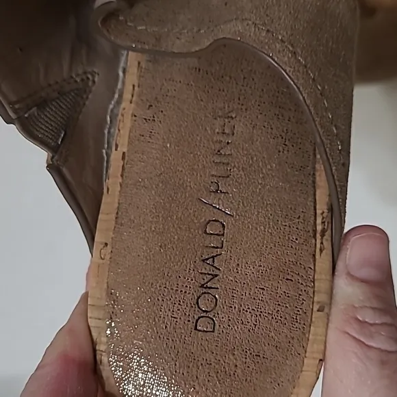 Donald J. Pliner cork wedge sandals size 10