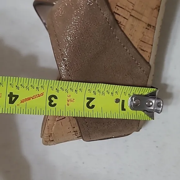 Donald J. Pliner cork wedge sandals size 10