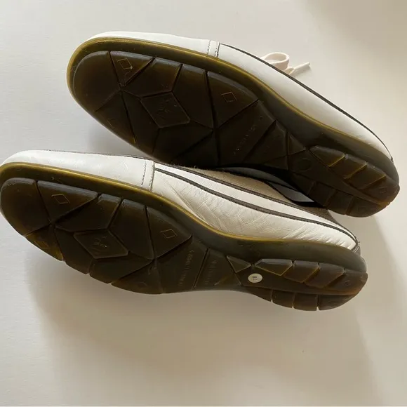 Donald J Pliner Leather and Canvas Sneakers Sport Cori Made in Italy