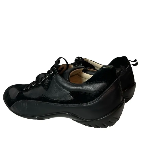 Donald J Pliner Mens Black Leather / Fabric Fashion Sneakers Mens Size 9.5 M