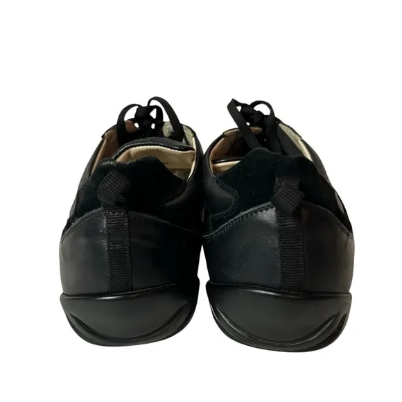 Donald J Pliner Mens Black Leather / Fabric Fashion Sneakers Mens Size 9.5 M