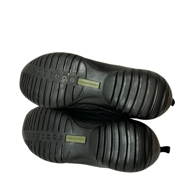 Donald J Pliner Mens Black Leather / Fabric Fashion Sneakers Mens Size 9.5 M