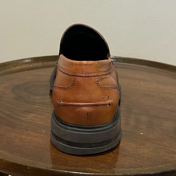 Donald Pliner Edwin Brown Leather Loafers Size 10M