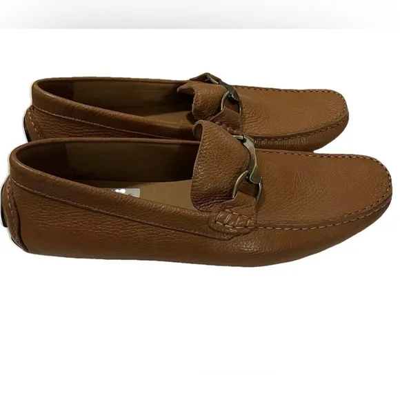 Donald Pliner Vitalitc Men’s Loafers – Whiskey Leather – Size 10.5