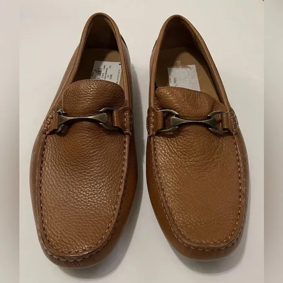 Donald Pliner Vitalitc Men’s Loafers – Whiskey Leather – Size 10.5